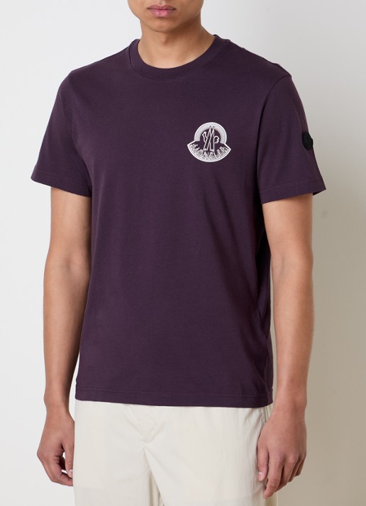 Moncler T-shirt met logoprint