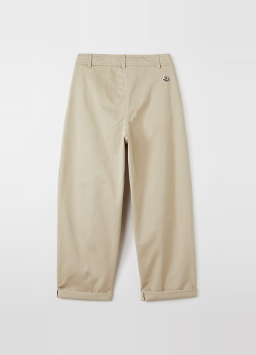 Moncler Tapered fit chino met steekzakken - voorkant 3 beige