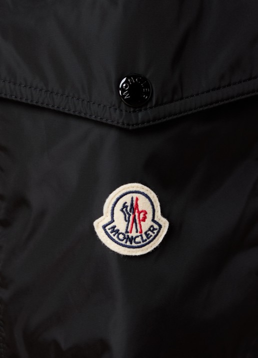 Moncler Tapered fit joggingbroek met klepzakken en logo - detail 6 zwart