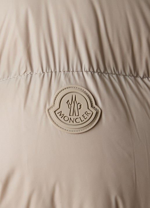 Moncler Tarn puffer jack met donsvulling en ritszakken - detail 6 beige