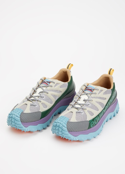 Moncler Trailgrip Amoeba sneaker met leren details - detail 3 beige