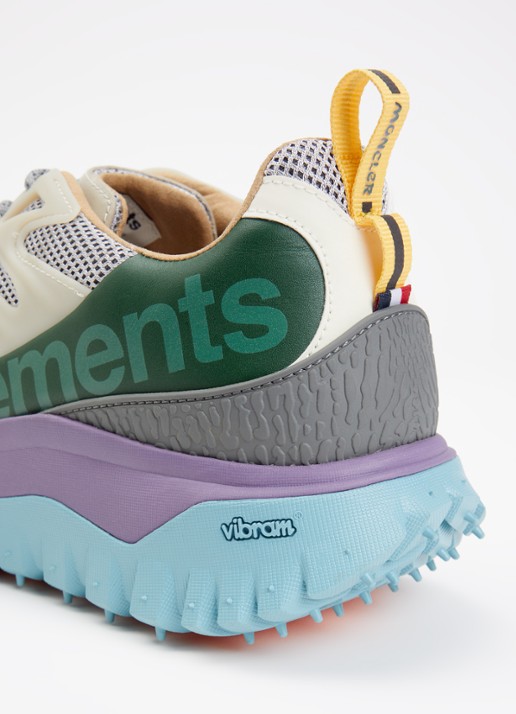 Moncler Trailgrip Amoeba sneaker met leren details - detail 6 beige