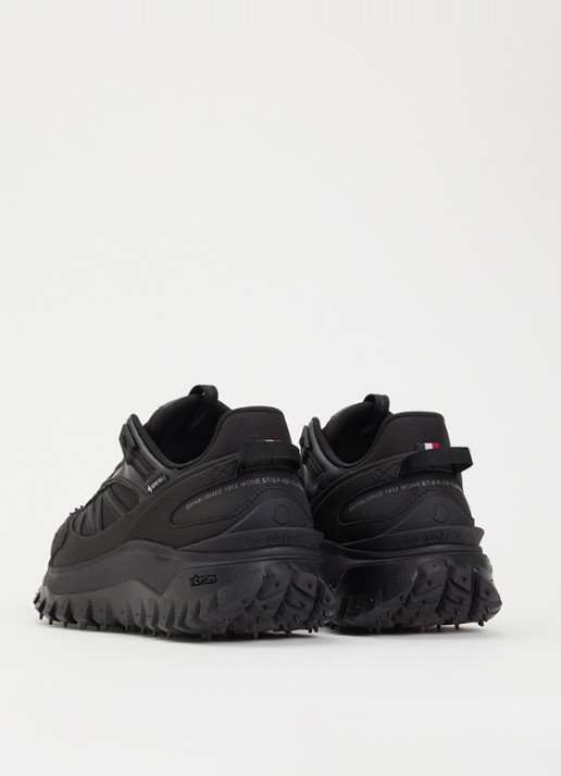 Moncler Trailgrip Gore-Tex sneaker met leren details - achterkant 6 zwart
