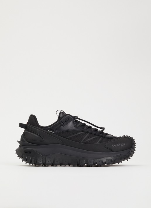 Moncler Trailgrip Gore-Tex sneaker met leren details - voorkant 5 zwart