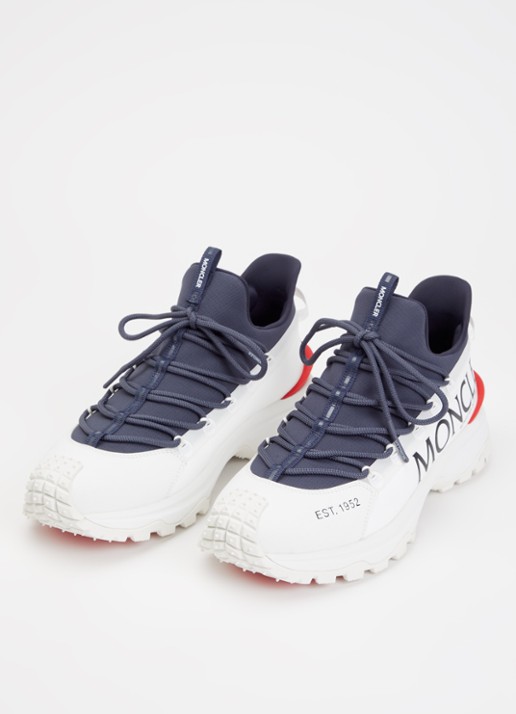 Moncler Trailgrip Lite2 sneaker met logo - detail 4 wit