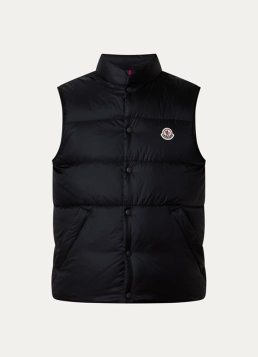 Moncler Tuquerouye gewatteerde bodywarmer met donsvulling en logo