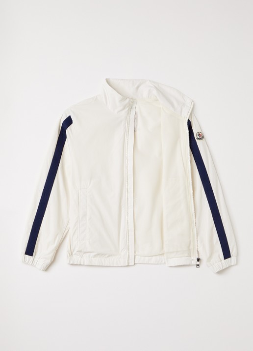 Moncler Venoste jack met steekzakken - voorkant 2 gebroken wit