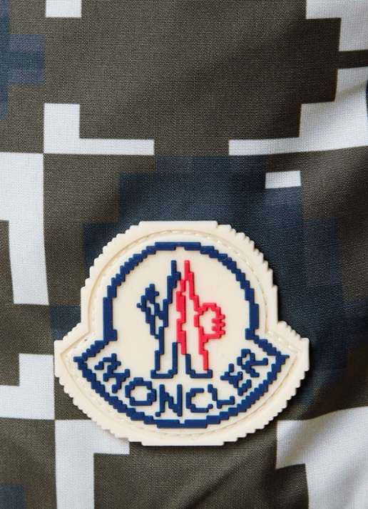 Moncler Zwemshorts met grafische print - detail 3 groen