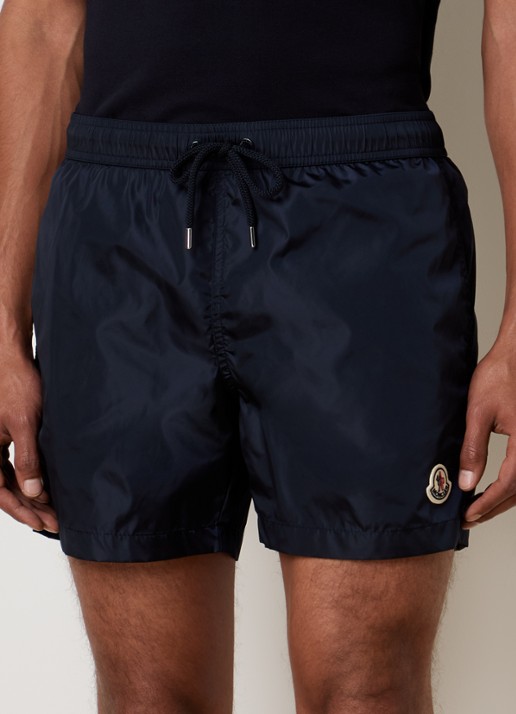 Moncler Zwemshorts met steekzakken en logo