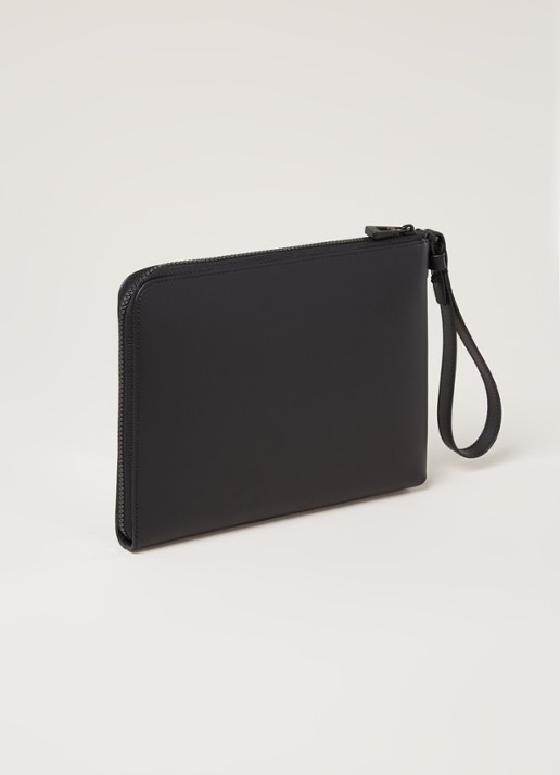 Montblanc Extreme 2.0 M businesstas van leer - detail 2 zwart