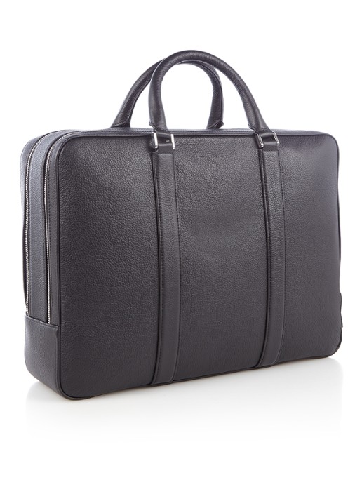 Montblanc Meisterstück Soft Grain businesstas van leer - detail 3 zwart