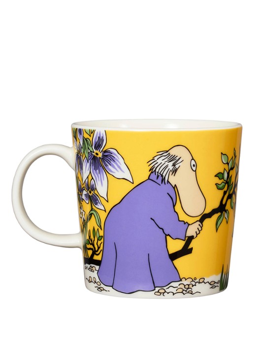 Moomin Arabia Hemulen Moomin kopje 30 cl - detail geel