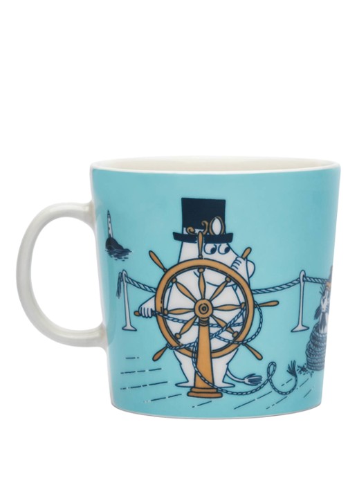 Moomin Arabia Moomin ABC C mok 40 cl - voorkant 2 blauw