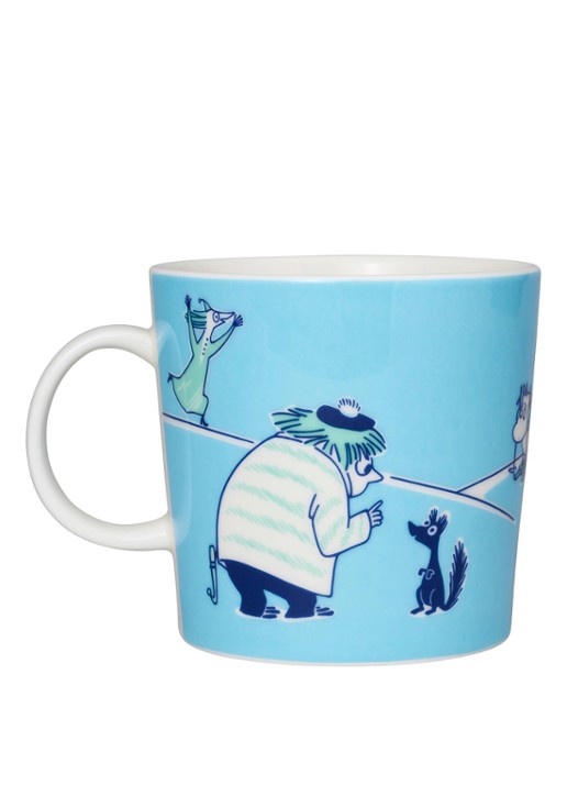 Moomin Arabia Moomin ABC F mok 40 cl - voorkant 2 blauw