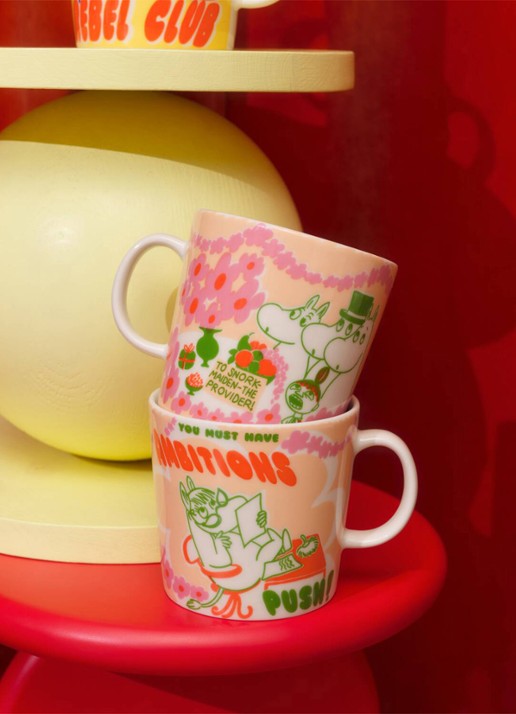 Moomin Arabia Moomin Boss Lady mok 40 cl - detail orange