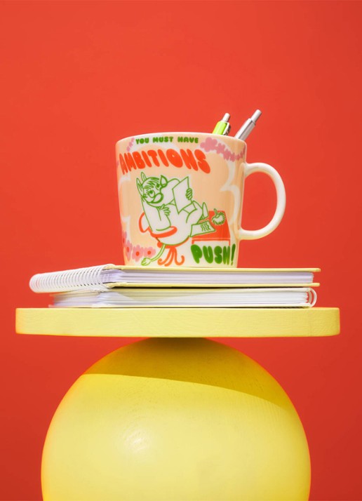 Moomin Arabia Moomin Boss Lady mok 40 cl - detail 2 orange
