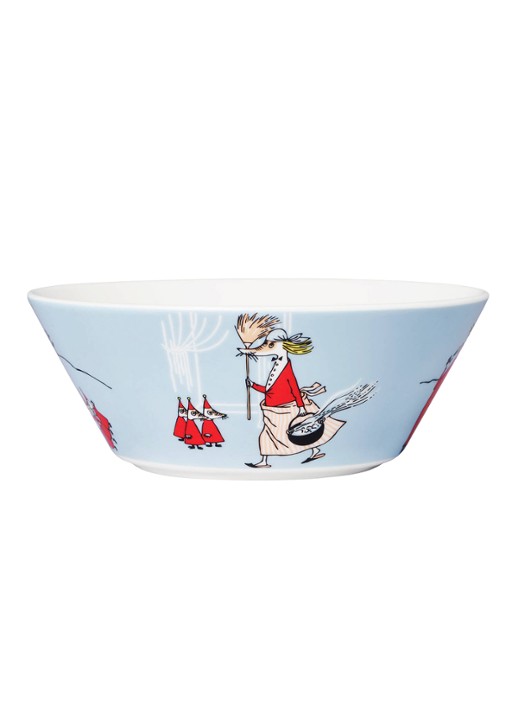 Moomin Arabia Moomin Fillyjonk kom 15 cm - voorkant 2 blauwgrijs