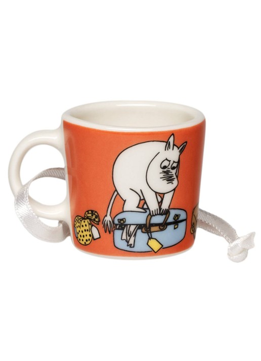 Moomin Arabia Moomin Holiday Rush kopje  - voorkant 2 orange