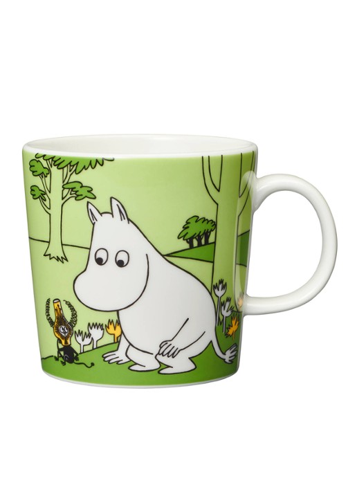 Moomin Arabia Moomin kopje 30 cl - voorkant lichtgroen