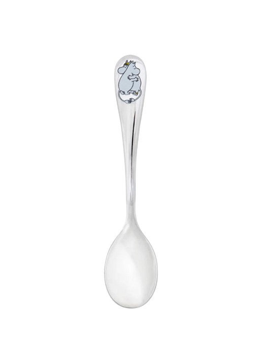 Moomin Arabia Moomin Love koffielepel - voorkant zilver