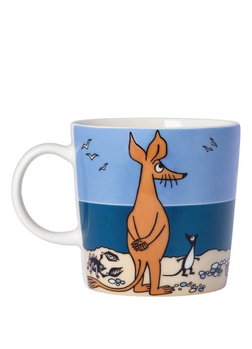Moomin Arabia Moomin Sniff Blue kopje 30 cl - voorkant 2 blauw