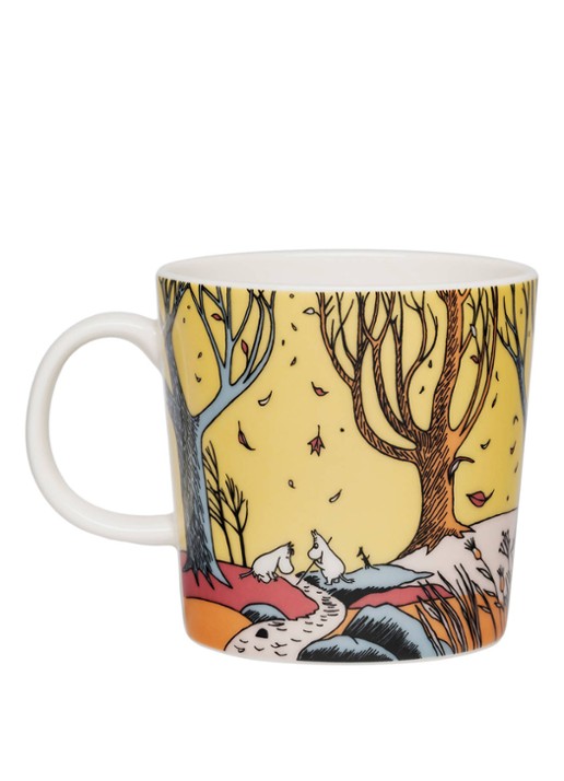 Moomin Arabia Moomins Day 2026 mok 30 cl - achterkant geel