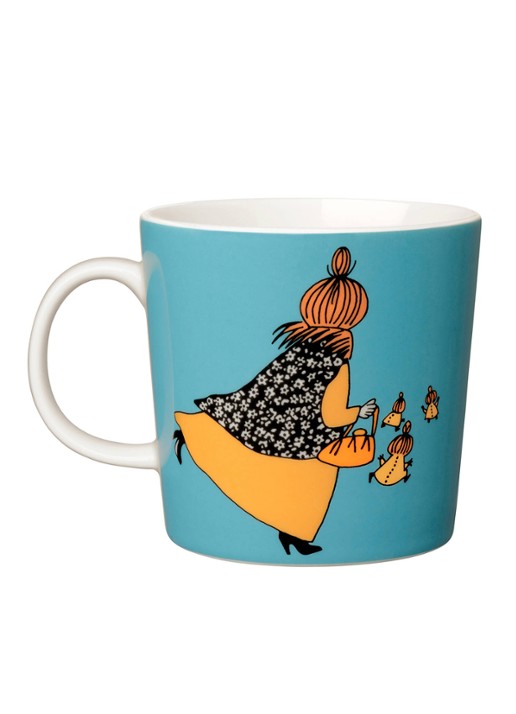 Moomin Arabia Mymble's moeder Moomin kopje 30 cl - voorkant 2 aquablauw