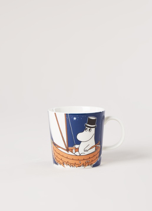 Moominpappa Moomin kopje 30 cl - voorkant 3 donkerblauw