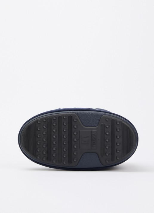 Moon Boot Icon Low snowboot van suède met kralendecoratie - detail 4 donkerblauw