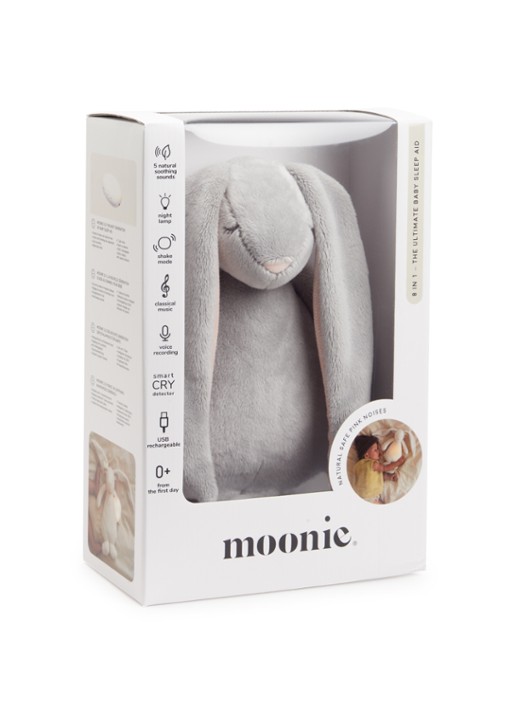 Moonie The Humming Friend Bunny 2.0 muziekknuffel 28 cm