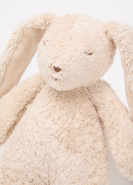 Moonie The Humming Friend Bunny muziekknuffel 28 cm - detail 2 zand