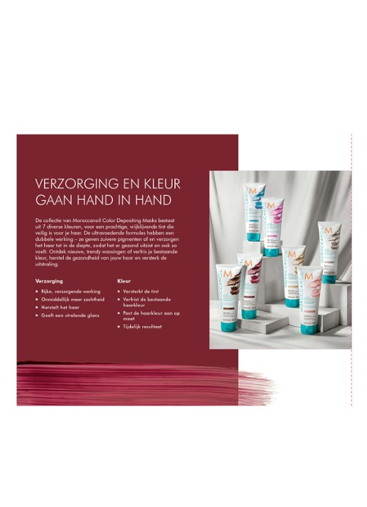 Moroccanoil Color Depositing Mask Champagne - verzorgend, uitwasbaar kleurmasker voor (licht-)blond tot medium blond haar - detail 4 champagne