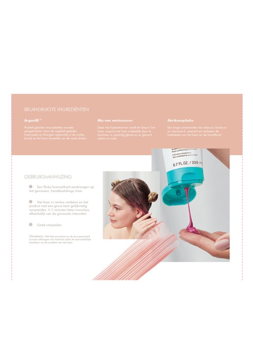 Moroccanoil Color Depositing Mask Champagne - verzorgend, uitwasbaar kleurmasker voor (licht-)blond tot medium blond haar - detail 5 champagne