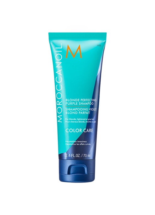 Moroccanoil Mini Blonde Perfecting Purple Shampoo - travel size