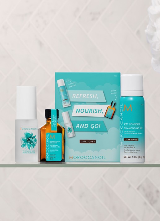 Moroccanoil Refresh, Nourish & Go Kit Dark Tones - verzorgingsset - voorkant 5 undefined