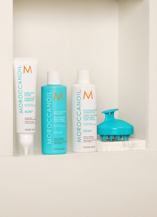 Moroccanoil Scalp Balancing Shampoo - hoofdhuid scrub - detail 3 undefined