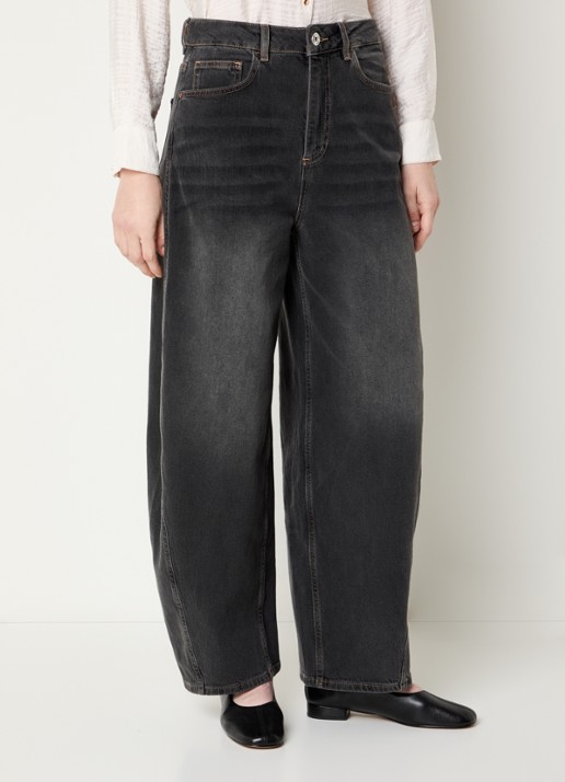 Mos Mosh Cindy high waist wide fit jeans met gekleurde wassing