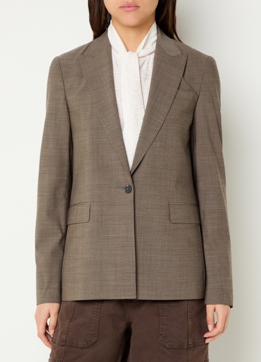 Mos Mosh Lucey blazer in wolblend met klepzakken