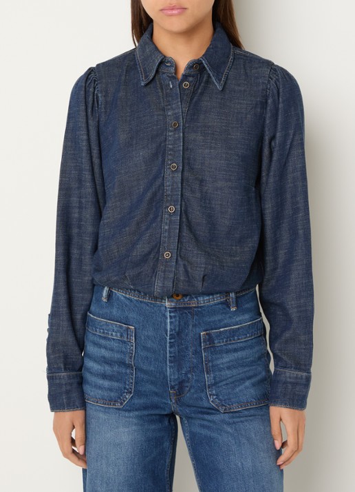 Mos Mosh MMArles Pagato blouse van denim