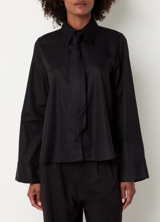 Mos Mosh MMAyen blouse met stropdas