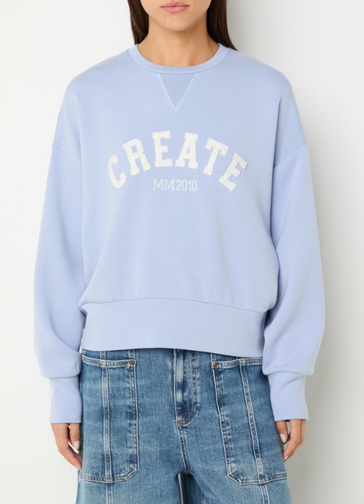 Mos Mosh MMCelli sweater met borduring
