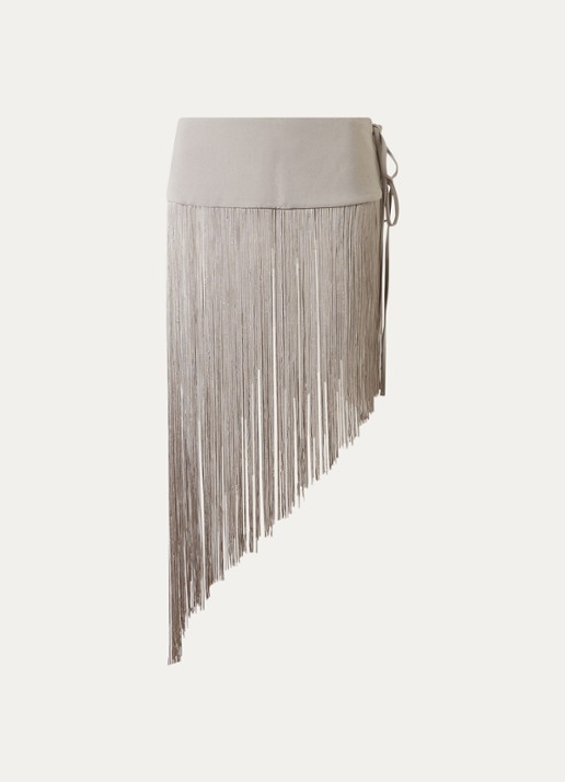 Mos Mosh MMIrine Birdie asymmetrische riem met franjes