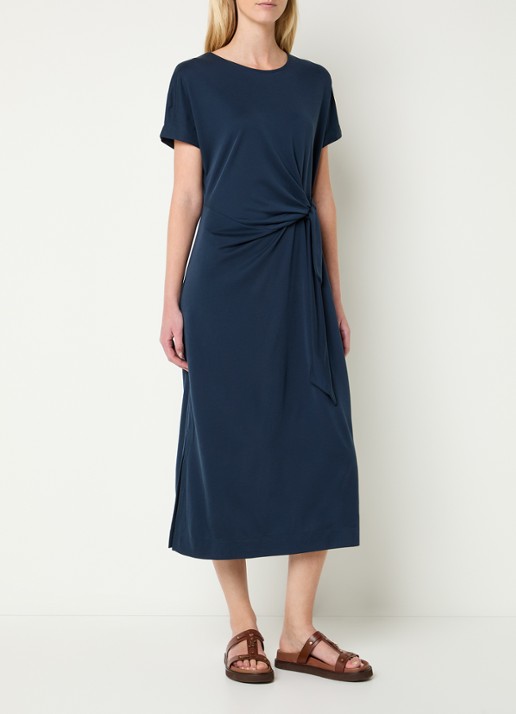 Mos Mosh MMJuliette midi jurk met strikdetail