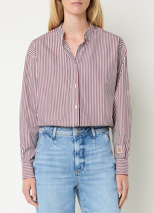 Mos Mosh MMKaris blouse met streepprint