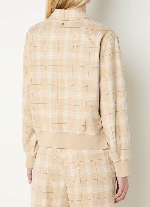 Mos Mosh MMKira Chelsea jack met ruitdessin - achterkant 4 beige