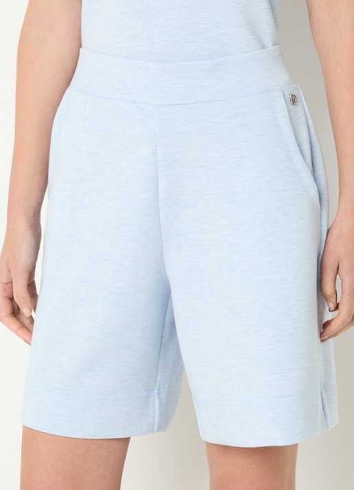 Mos Mosh MMNamara high waist straight fit korte joggingbroek met steekzakken