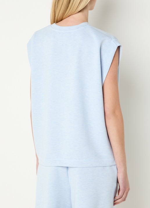Mos Mosh MMNamara top met logo - achterkant 4 lichtblauw
