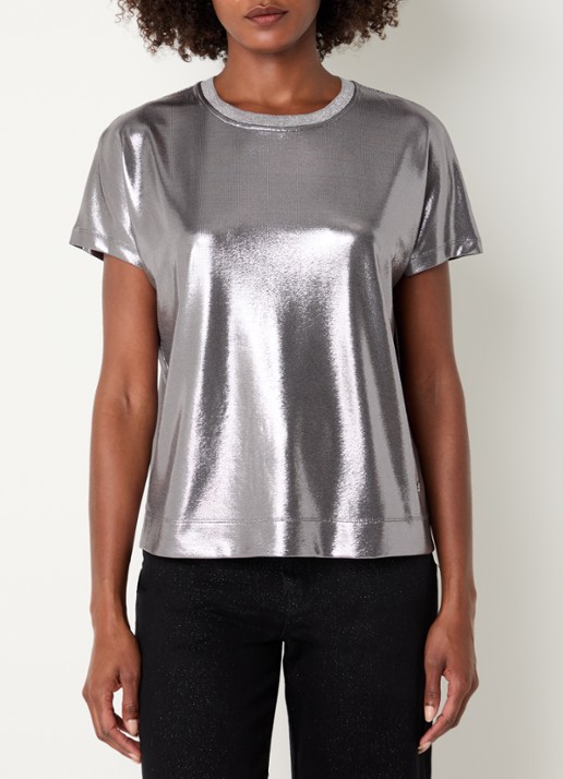 Mos Mosh MMNivola top met metallic finish