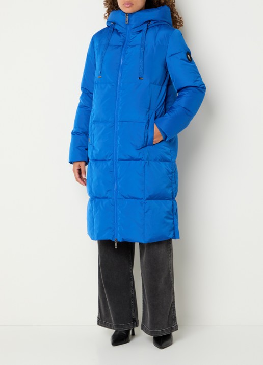 Mos Mosh MMNova longline puffer jas met steekzakken