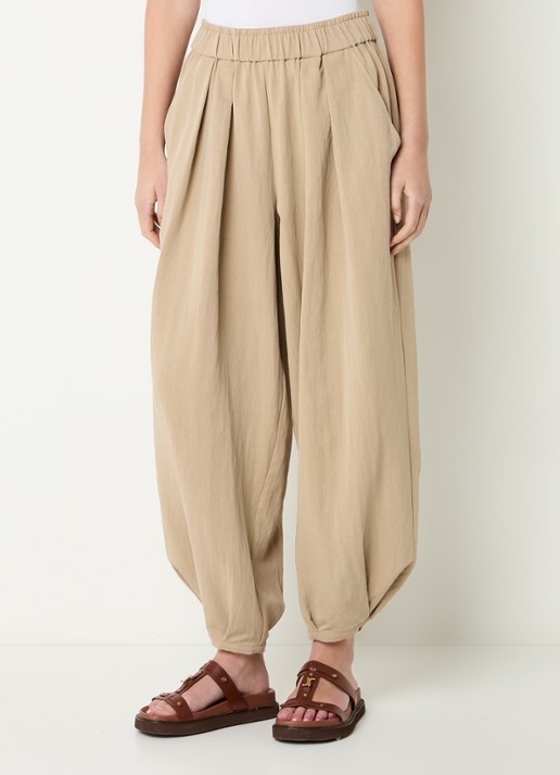 Mos Mosh MMNuello mid waist balloon fit broek met steekzakken